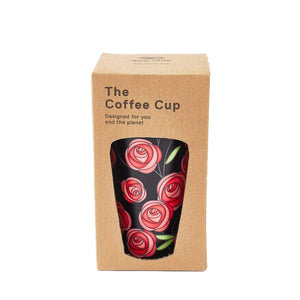 Eco Chic Eco Chic Thermal Coffee Cup Teal Black Mackintosh Rose